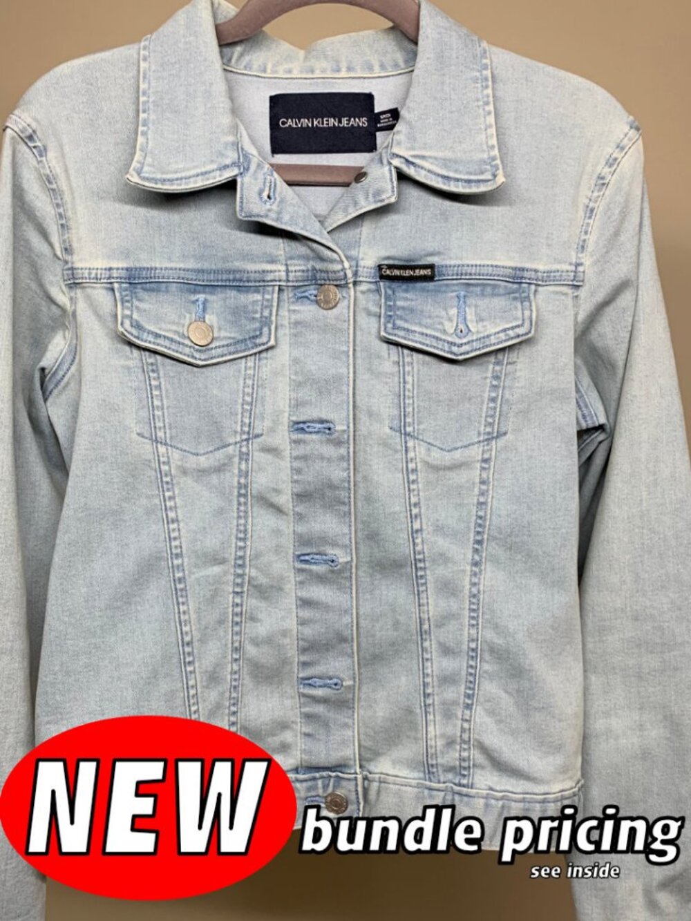 Calvin Klein Jeans Jacket SMALL